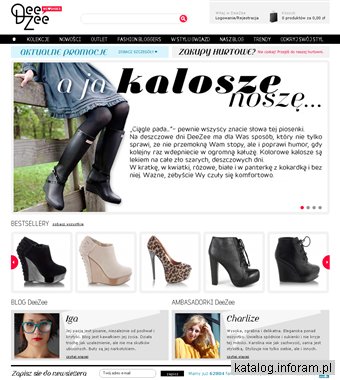 Sandały, rzymianki i kalosze - szeroki wachlarz obuwia