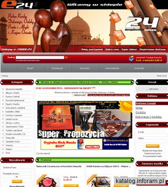 Internetowy sklep dekoracje i ozdoby