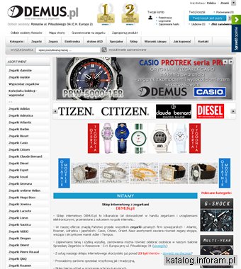 Sklep z zegarkami