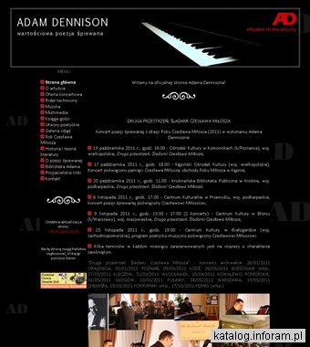 Adam Dennison - wartościowa poezja śpiewana