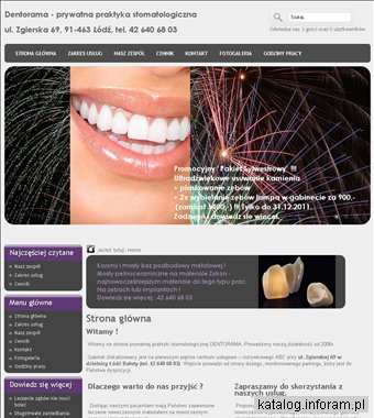 Dentorama–stomatologia Łódź, protetyka, wybielanie, implanty, korony, licówki