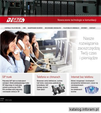 Centrale telefoniczne - call center - nagrywanie rozmów - derek.net.pl