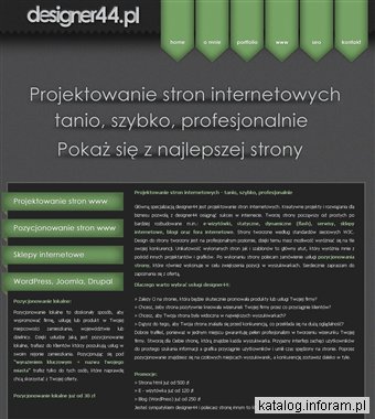 designer44 - projektowanie stron internetowych