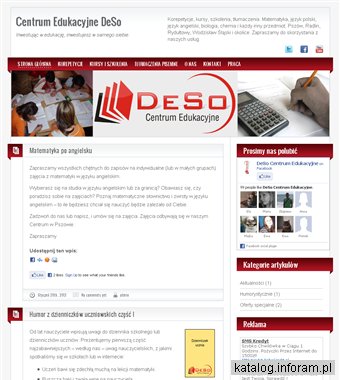 Centrum Edukacyjne DeSo - korepetycje, kursy, szkolenia