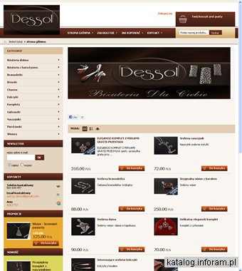 DESSOL- biżuteria srebrna