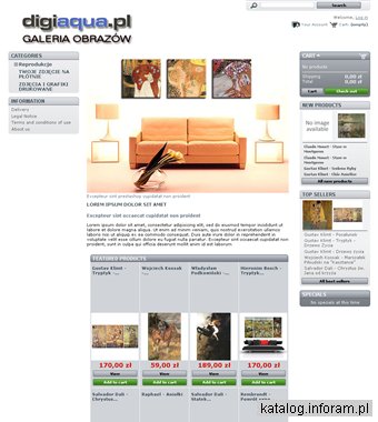 Słynne obrazy - reprodukcje na płótnie