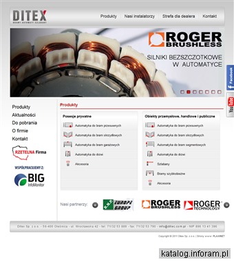 Bramy rolowane Ditec