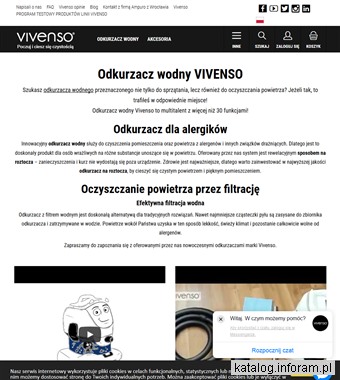 www.dlamojegodomu.pl Odkurzacz wodny