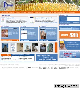 Drabina, rusztowania