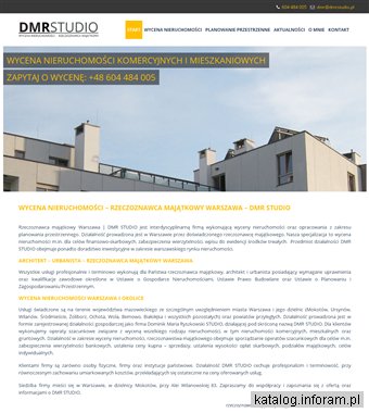 DMR STUDIO Rzeczoznawca majątkowy Warszawa - wycena nieruchomości