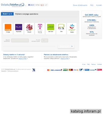 Doładowania telefonów