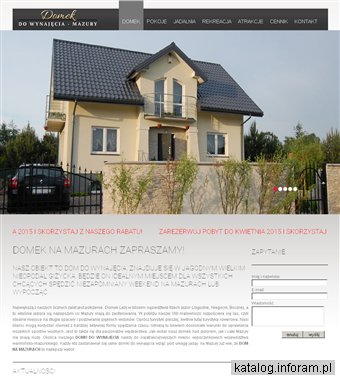 Domek do wynajęcia na Mazurach