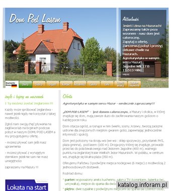 Dom Pod Lasem - całoroczny dom do wynajęcia na mazurach