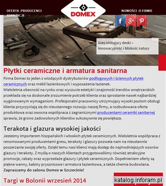 DOMEX glazura Szczecin