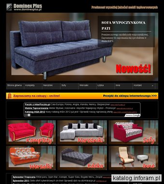 DominexPlus.pl - Producent mebli tapicerowanych wypoczynkowych