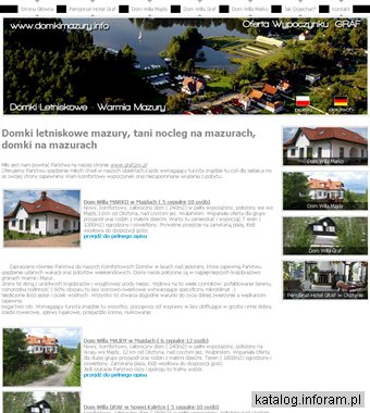 Domki nad jeziorem mazury