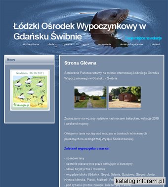 WCZASY, WAKACJE nad morzem na Wyspie Sobieszewskiej.