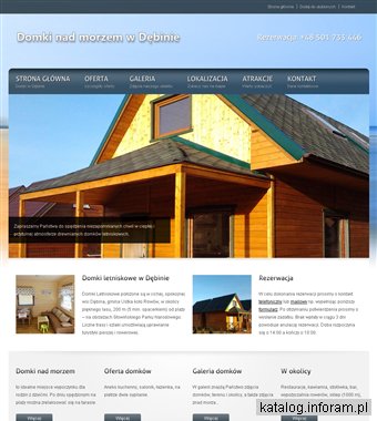 Domki letniskowe nad morzem Dębina, Rowy