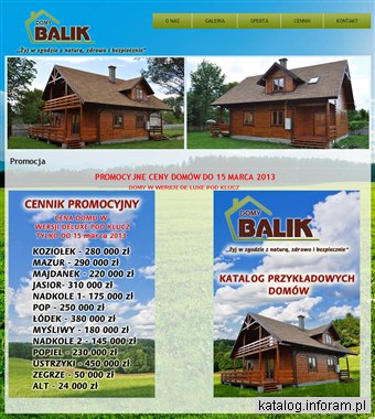 Domy z bali mazowieckie