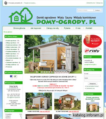 Ddmki ogrodowe drewniane