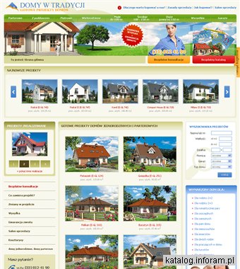 Domy parterowe projekty na domywtradycji.pl