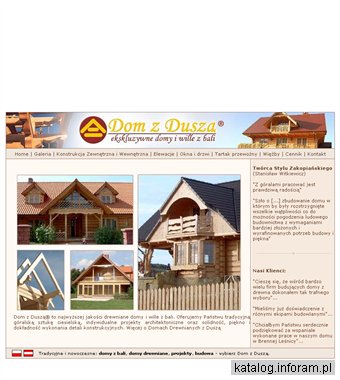 Szkieletowe domy z bali