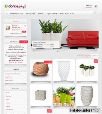 Doniczki ogrodowe w sklepie Donice24.pl