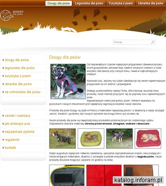 Firmowe ubranka i kurtki dla psów Doogy