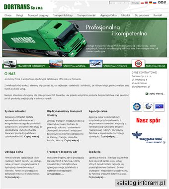 Dortrans Poznań. Intrastat - transport