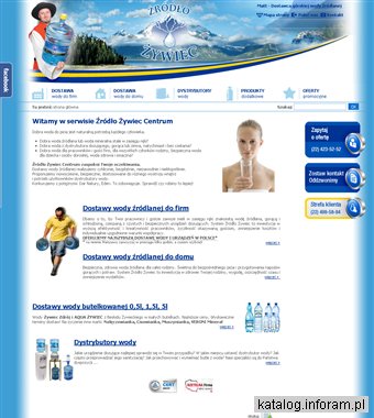 Dystrybutory wody i woda źródlana dla firm - ŹRÓDŁO ŻYWIEC