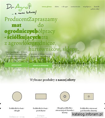 DrAgro - maty ogrodnicze i ściółkujące. Agrowłóknina