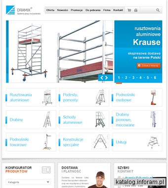 Dramix - rusztowania aluminiowe