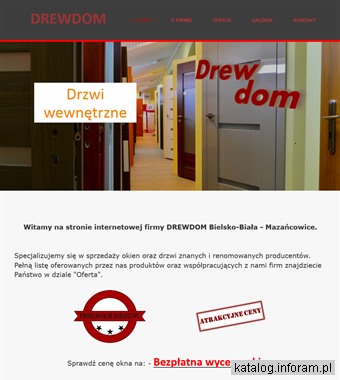 Drzwi i okna – Drewdom Bielsko Biała