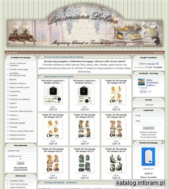 Drewniana Dolina - zdobienia Decoupage