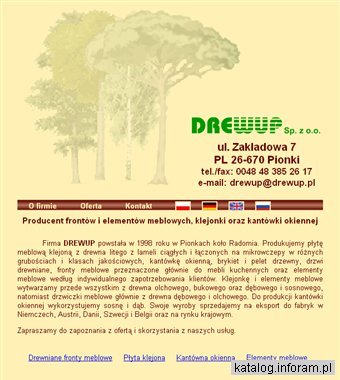 Drewup fronty meblowe
