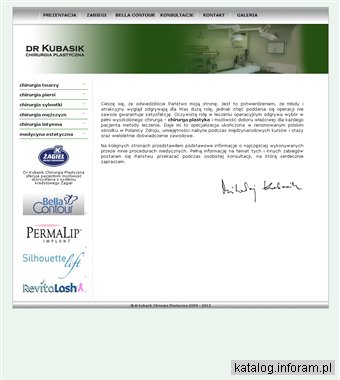 Dr Kubasik - specjalista chirurgii plastycznej