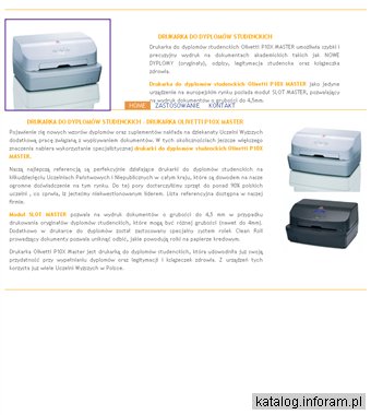 Drukarka do dyplomów studenckich