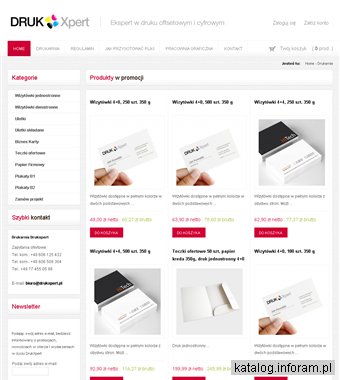 DrukXpert - druk wizytówek, druk ulotek