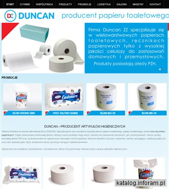 DUNCAN producent artykułów higienicznych