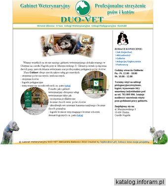 Gabinet weterynaryjny DUO-VET w Olsztynie.