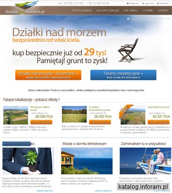 Działki budowlane nad morzem