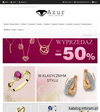 Pierścionek zaręczynowy - Sklep E-AZUR.PL