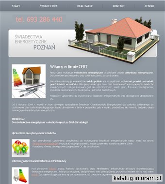 Certyfikat energetyczny