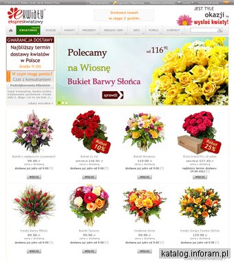 Kwiaciarnia internetowa - e-kwiaty