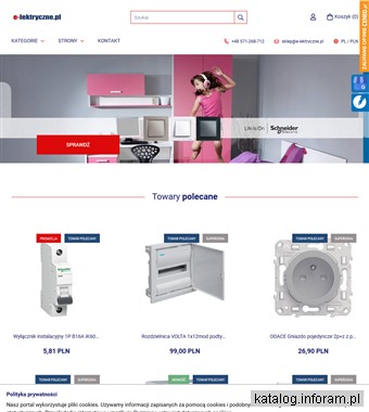 e-lektryczne.pl wyłaczniki instaacyjne