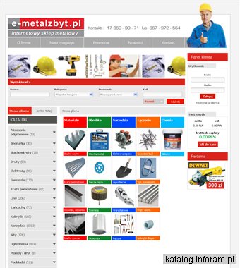 Internetowy sklep metalowy i przemysłowy - E-Metalzbyt