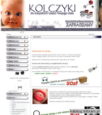 E-piercing.sklep.pl - Sklep piercing