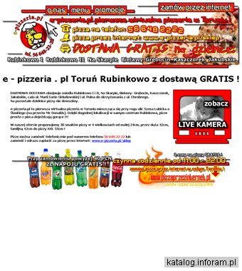 Pizzeria wirtualna w Toruniu na Rubinkowie