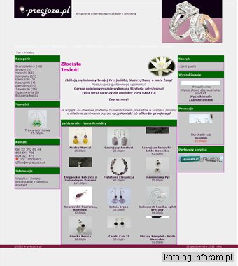 Gustowna biżuteria dla Ciebie e-precjoza.pl