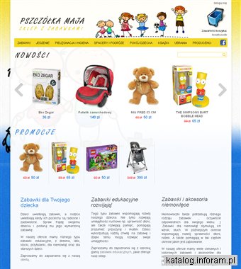 Zabawki dla dzieci i niemowląt - e-pszczolka